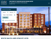 Tablet Screenshot of fourpointsraleighdurhamairport.com